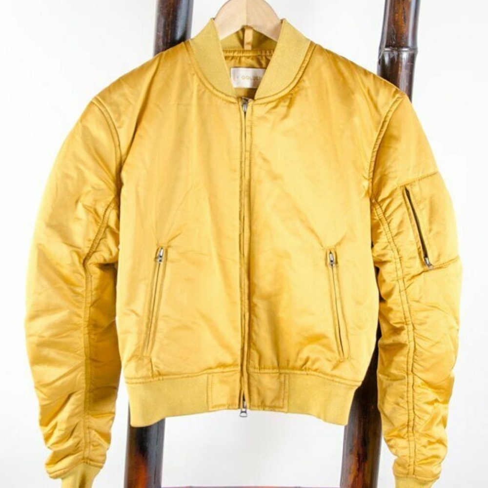 Golden by TNA Gold/Yellow 'Villalon' Bomber XS NWT - Picture 2 of 4